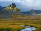 Iceland. Keldudalur and Gjalpardalur in Dyrafjordur during autumn. Art Print